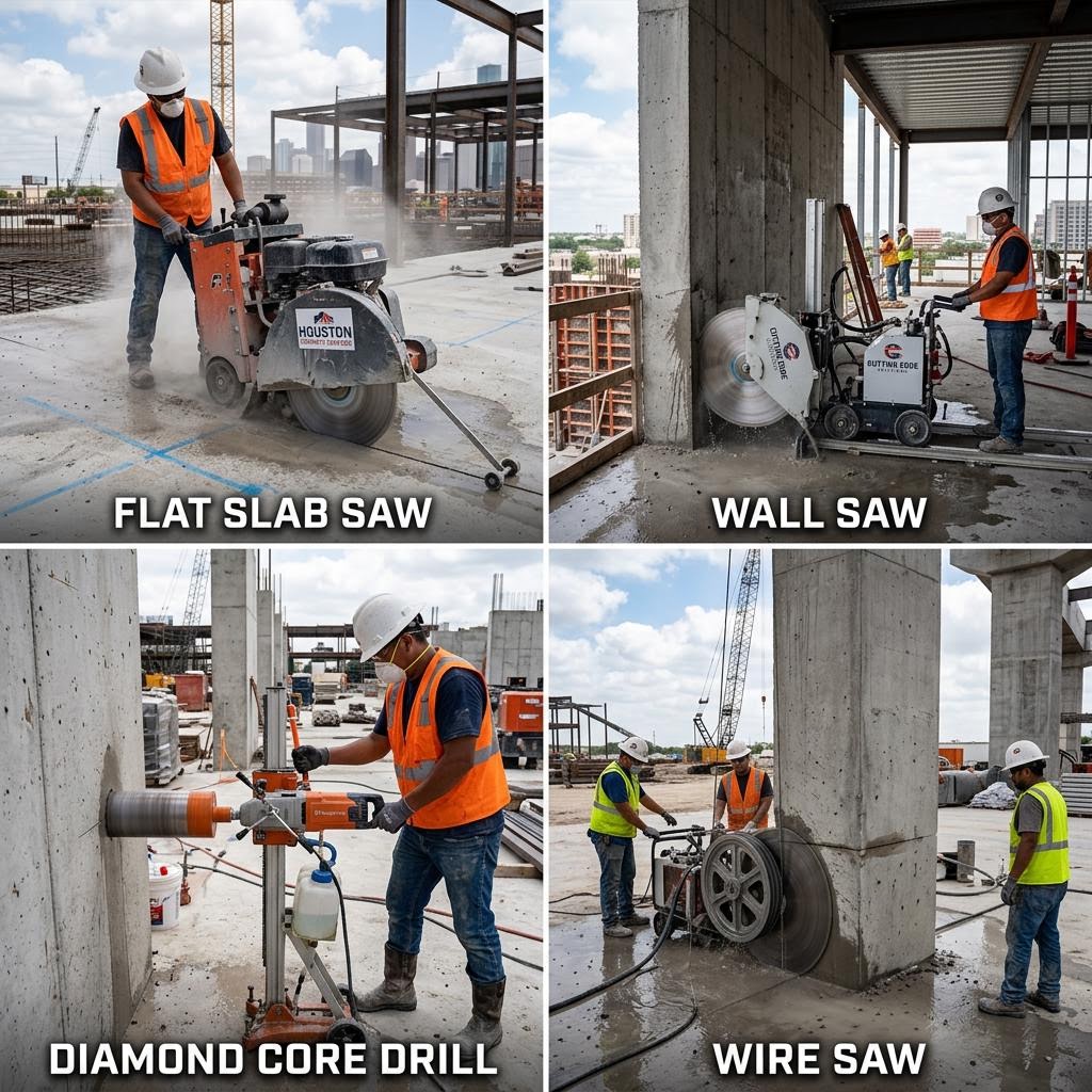 Choosing a Concrete Cutting Method: Slab, Wall, Core or Wire