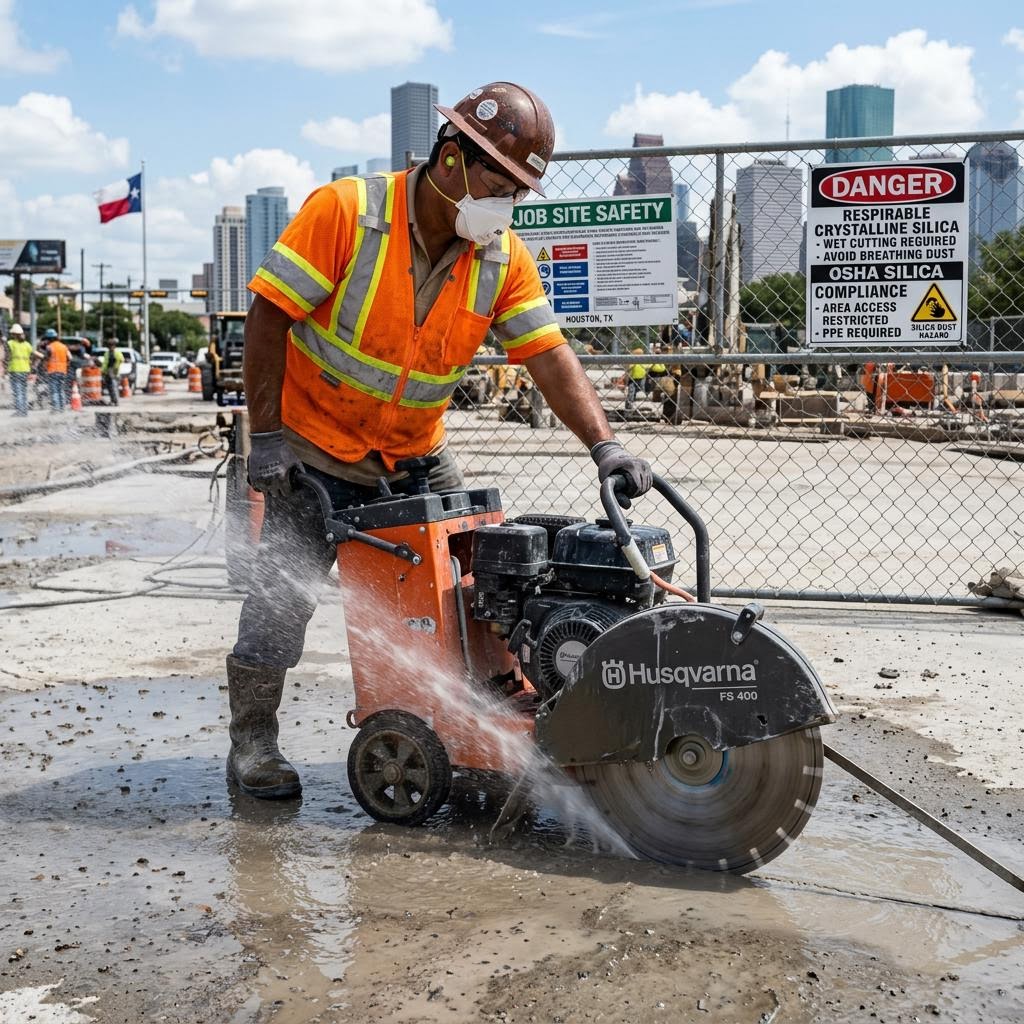 Respirable Silica and OSHA 1926.1153: What It Means on a Cutting Job